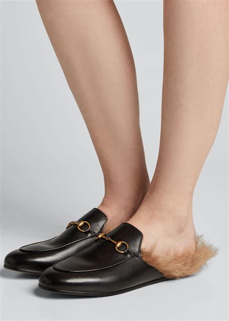 gucci princetown mules outfit|gucci princetown mule with fur.